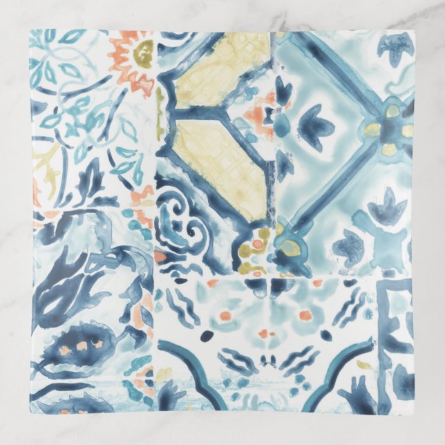 Medallion Medley Collection Trinket Tray (Front)