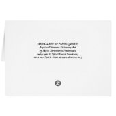 Medallion of I'shoa (Jesus) Cards (Back Horizontal)