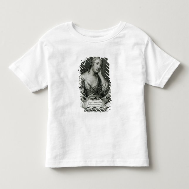 Medallion portrait of Madame de La Fayette Toddler T-shirt (Front)