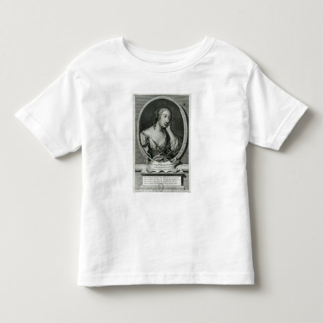Medallion portrait of Madame de La Fayette Toddler T-shirt (Front)
