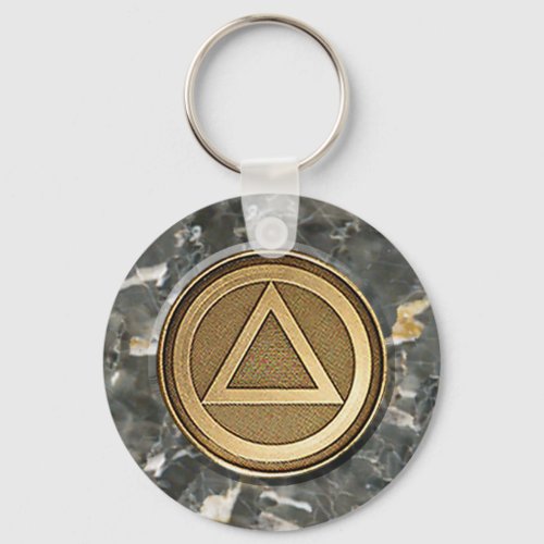 Medallion Recovery Sobriety Sober Keychain