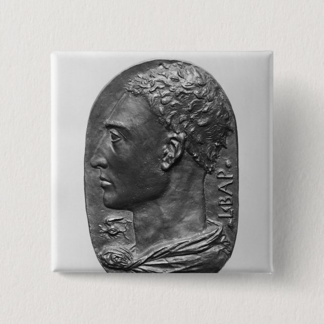 Medallion Self Portrait Button (Front)