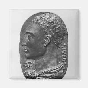 Medallion Self Portrait Magnet