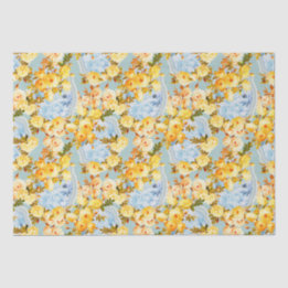 Medallions and Roses Tissue Paper