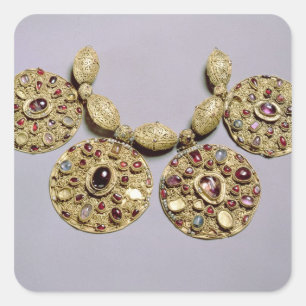 Medallions from 'Barmy Collar' Square Sticker