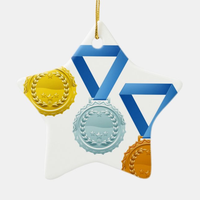 Medals Ceramic Ornament (Front)