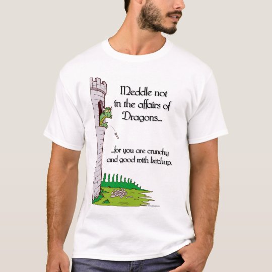 Meddle Not In The Affairs of Dragons... T-Shirt