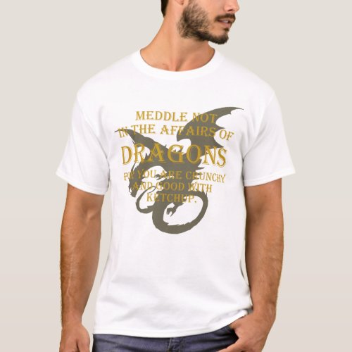 Meddle Not In The Affairs Of Dragons T_Shirt