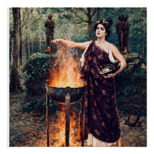 Medea Brewing Her Potion – Poster