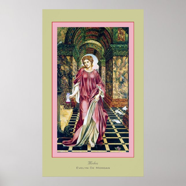 Medea ~ Evelyn De Morgan Poster (Front)