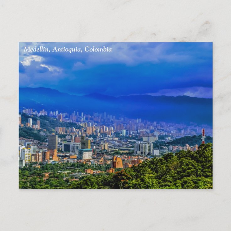 Medellín (City of Eternal Spring) Postcard Zazzle