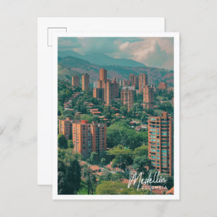 Medellin Colombia Art travel famous place Postcard