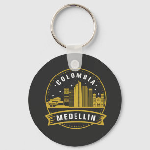 Medellin Colombia Keychain