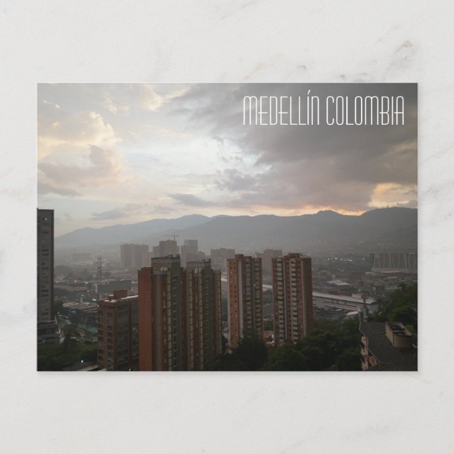 Medellín Colombia Postcard (Front)