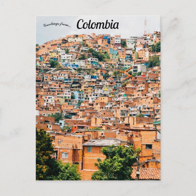Medellin Colombia Postcard (Front)