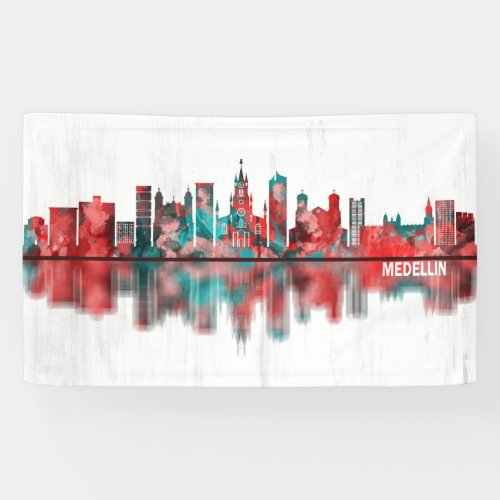 Medellin Colombia Skyline Banner