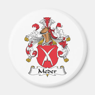 Meder Family Crest Magnet