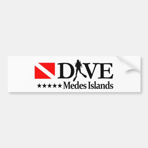 Medes Islands DV4 Bumper Sticker