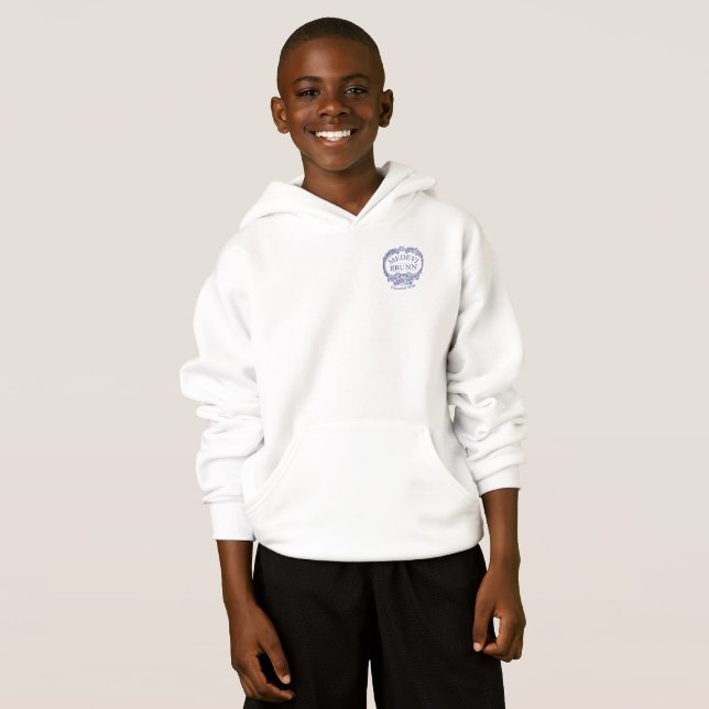 Medevi Brunn Small Logo Kid's Hoodie (Brunn) (Front Full)