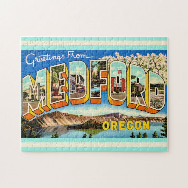 Medford Oregon 11x14 Jigsaw Puzzle (Horizontal)