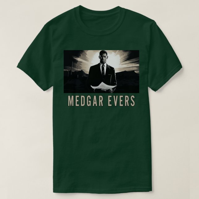 Medgar Evers T-Shirt (Design Front)