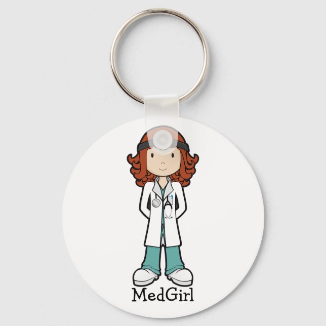 MedGirl Keychain (Front)