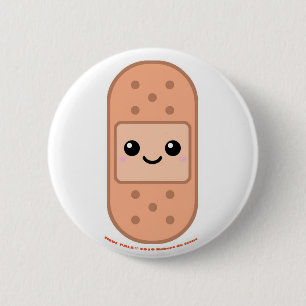 Medi Pals Bandage Pinback Button