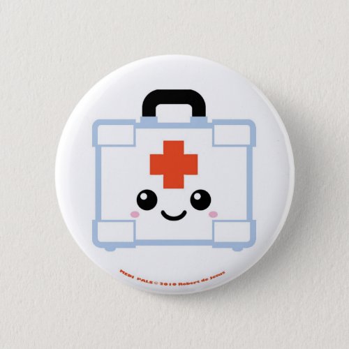 Medi Pals First Aid Kit Pinback Button