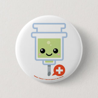 Medi Pals Needle Pinback Button