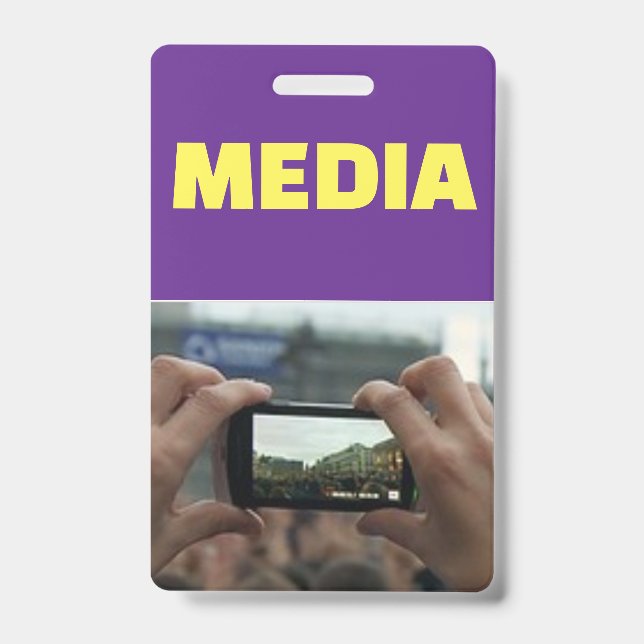 Media badge (Front)
