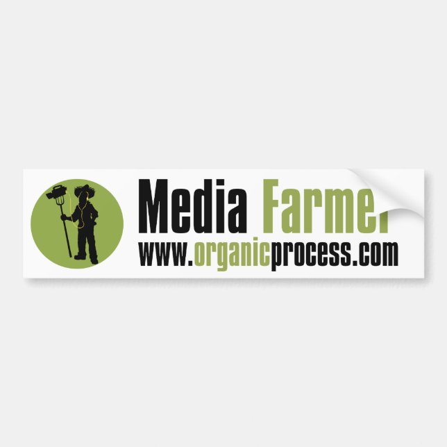 Media Farmer Bumper Sticker (Front)
