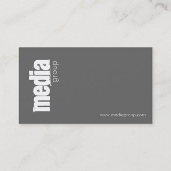 Media Group - Business Cards by Creativefactory at Zazzle