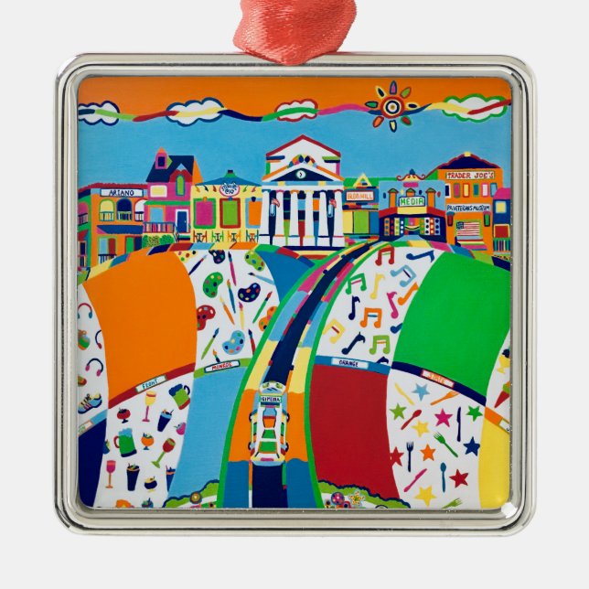 Media, Pennsylvania Christmas Ornament (Front)