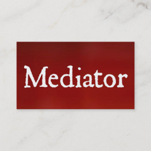 Mediator Red Business Card