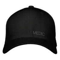 Medic Low Profile Flexfit Cap Zazzle 
