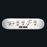 Medic Sign Language Skateboard Deck<br><div class="desc">Medic Boards: Sign Language</div>