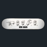 Medic Sign Language Skateboard Deck<br><div class="desc">Medic Boards: Sign Language</div>