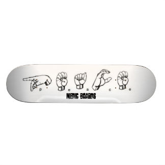 Medic Sign Language Skateboard Deck
