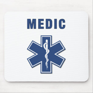 Medic Star of Life Mouse Pad