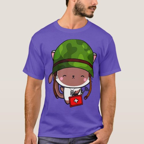 Medic White Cat T_Shirt