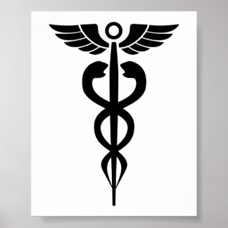 medical2006 BLACK MEDICAL SYMBOL HEALTH Poster