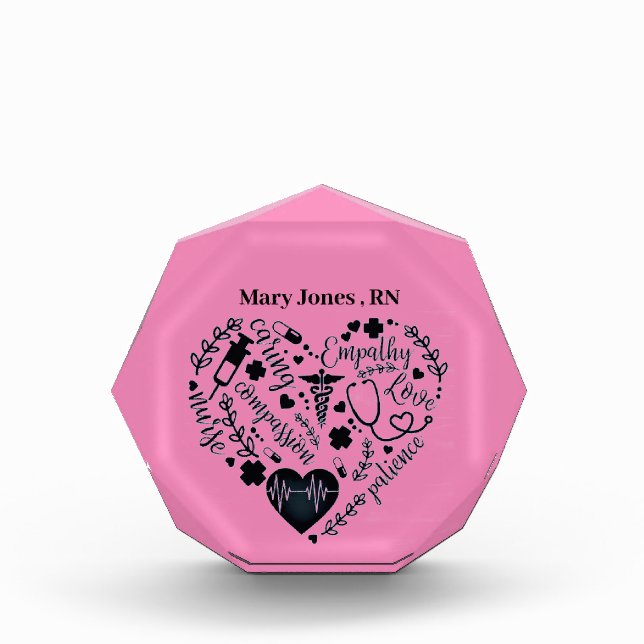 Medical  acrylic award (Front)