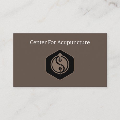 Medical Acupuncture Theme Business Cards