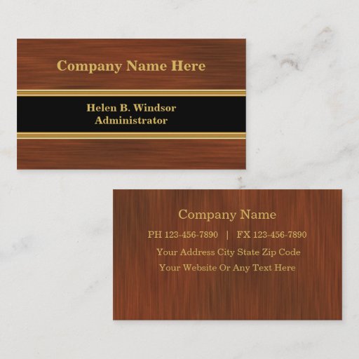 Customizable Medical Administrator Business Cards