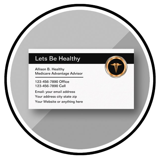 Medical Advisor Healthcare Theme Business Card (Creator Uploaded)