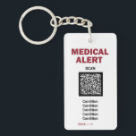 *~* Medical Alert AP38 QR  PHOTO ICE Keychain<br><div class="desc">(search code AP38 for similar items. You can also transfer this design to most Zazzle products. Reach out if you need help) ICE In case of emergency design. BE SURE YOUR QR CODE HAS A HIGH DPI or RESOLUTION and IS A FEW THOUSAND PIXELS WIDE and TEST TEST TEST, *...</div>