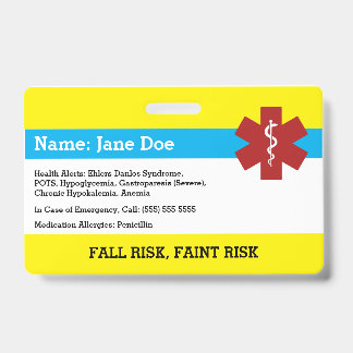 Medical Alert Badge