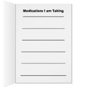 Medical Alert Card (Inside (Right))