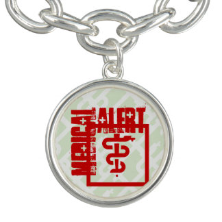 Medical Alert Charm Bracelet