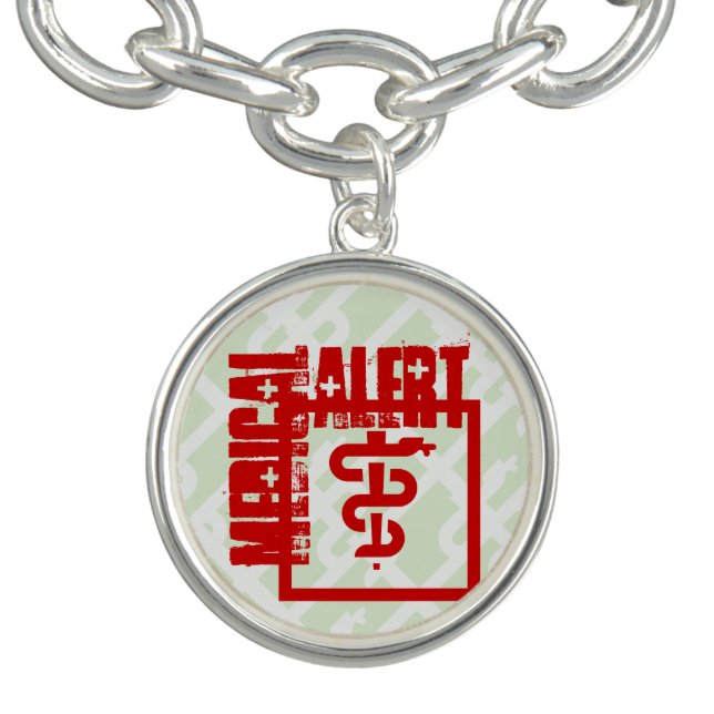 Medical Alert Charm Bracelet (Design)